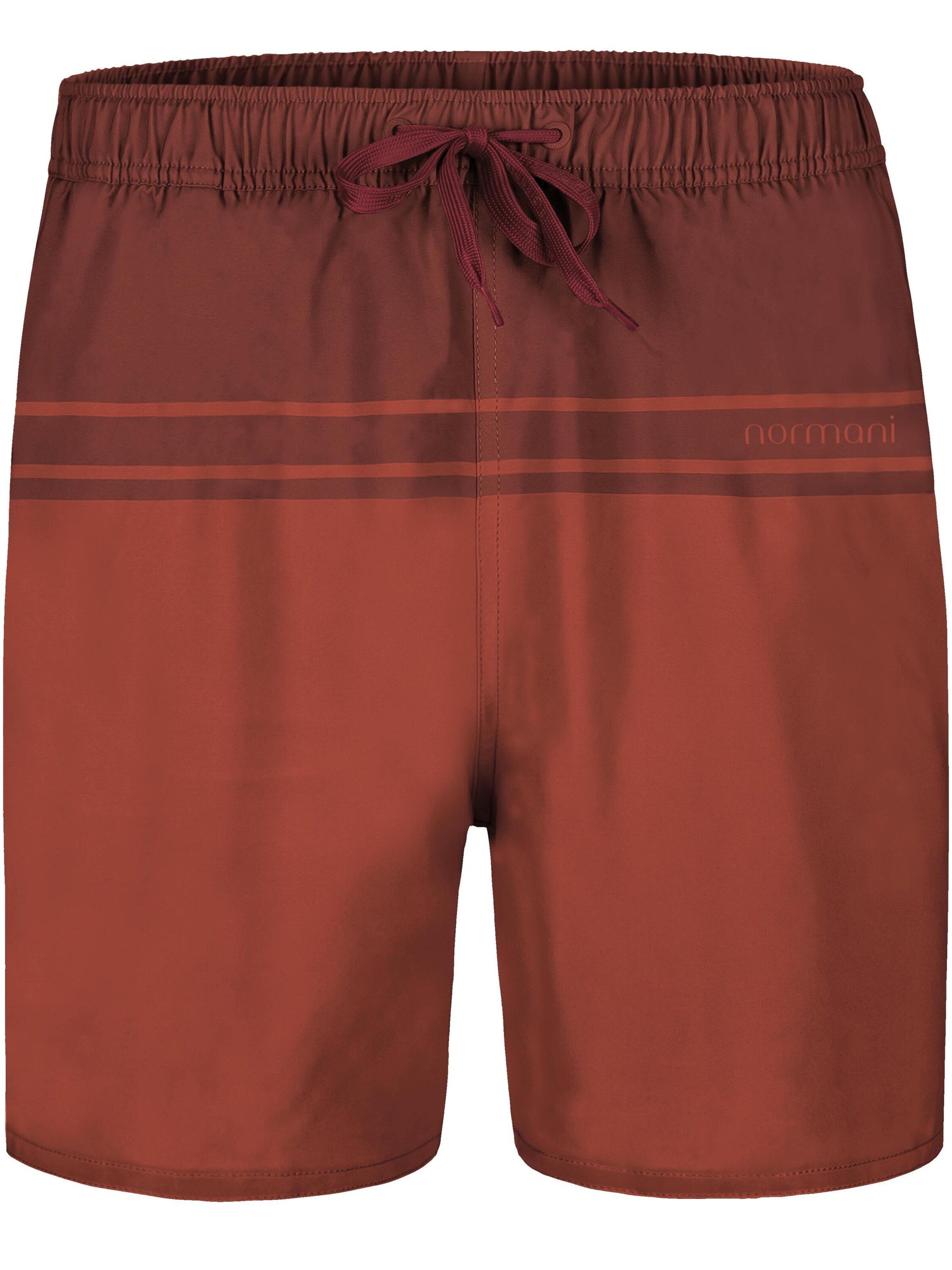 normani Badeshort 'Makaha' in Rot: Vorderseite