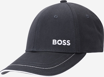 BOSS - Gorra en azul: frente