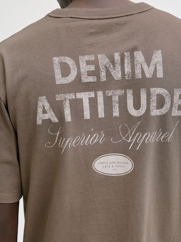 JACK & JONES - Camiseta en marrón