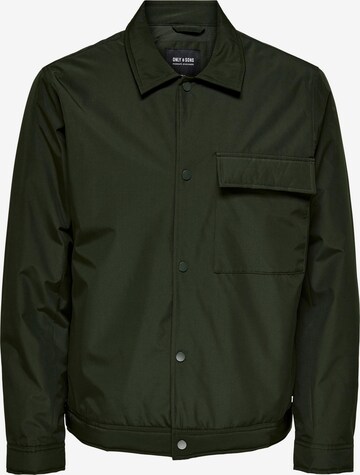 Veste mi-saison 'Hydra' Only & Sons en vert : devant