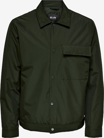 Only & Sons Between-Season Jacket 'Hydra' in Green: front