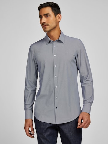 Coupe regular Chemise HECHTER PARIS en bleu : devant
