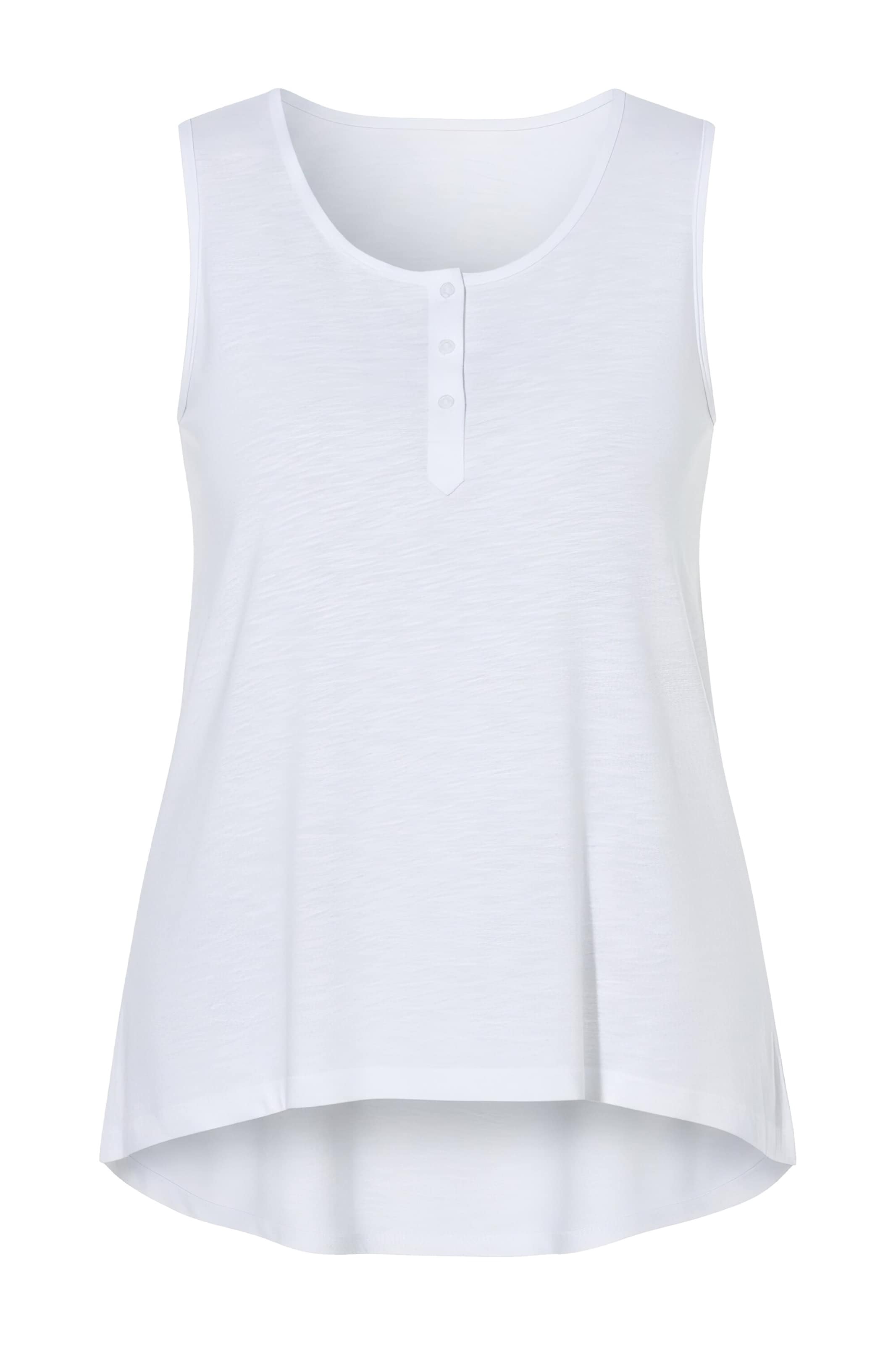 Angel of Style Top in White: front
