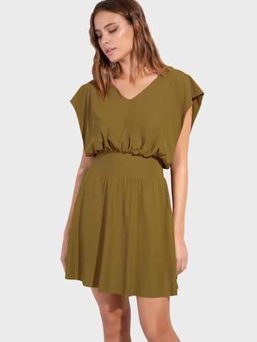 PAIN de SUCRE - Vestido 'Nola' en verde: frente