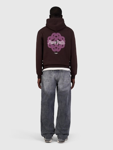 Sweat-shirt Pure Path en marron