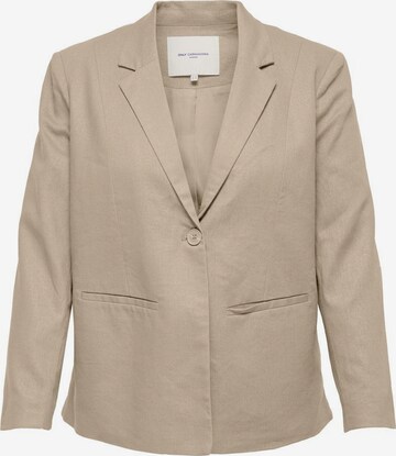 ONLY Carmakoma Blazer in Beige: front