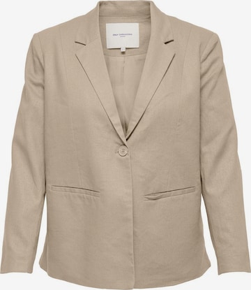 Blazer ONLY Carmakoma en beige : devant