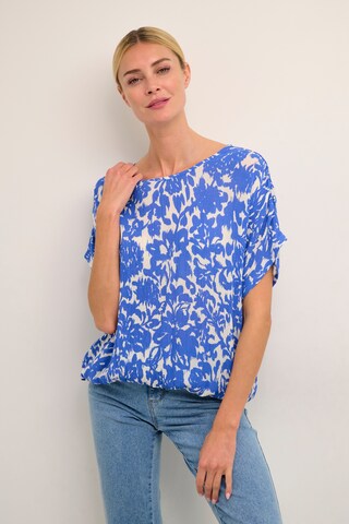 Kaffe Blouse 'Ellen' in Blauw: voorkant