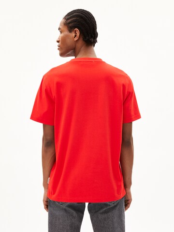 ARMEDANGELS T-Shirt 'Maarkus' in Rot