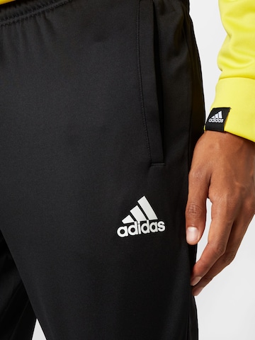 ADIDAS SPORTSWEAR Tapered Sports trousers 'Game and Go' in Black