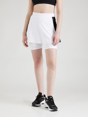 EA7 Emporio Armani Spódnica sportowa w kolorze biały: przód