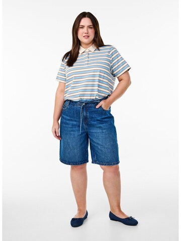 Zizzi Regular Shorts 'Tami' in Blau