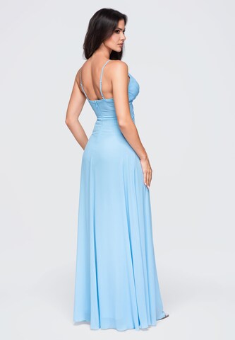 Robe de soirée Ombre en bleu