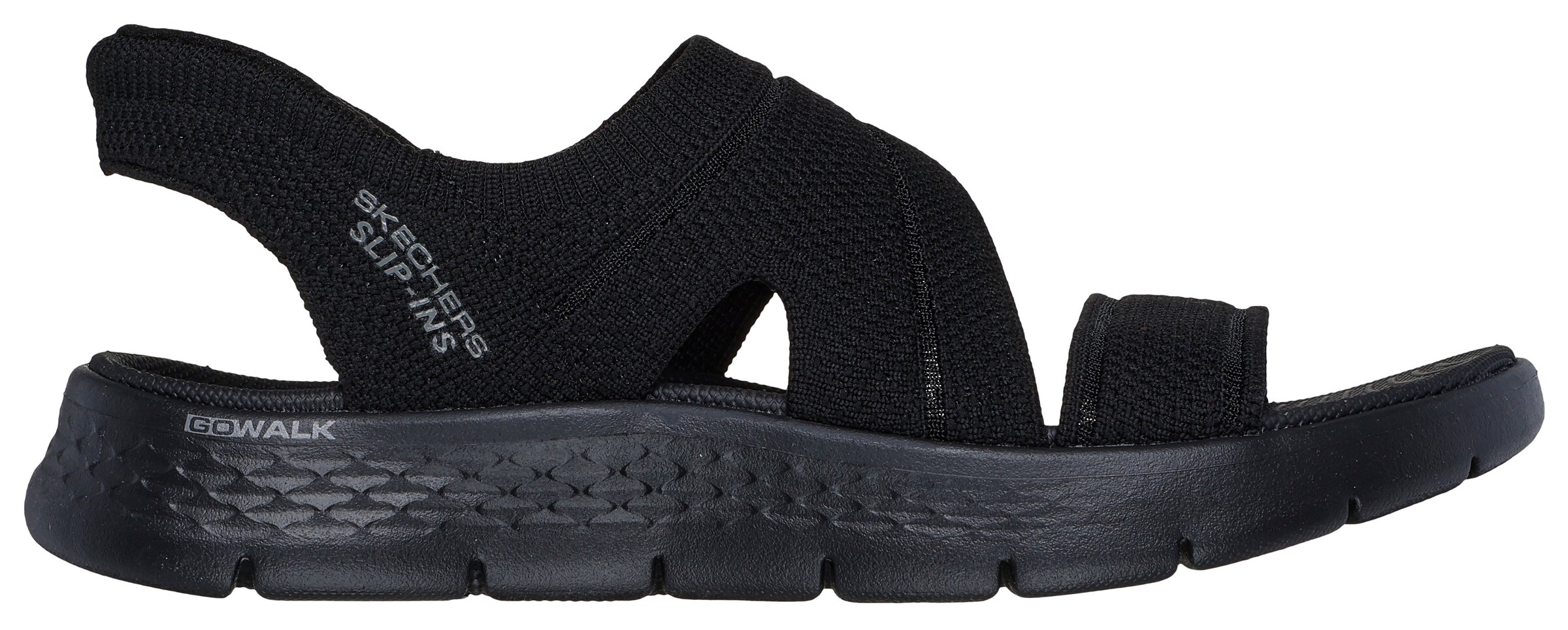 SKECHERS Sandale in Schwarz