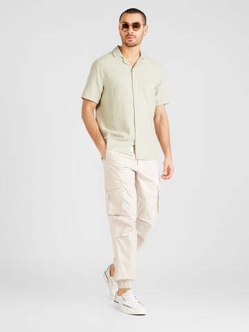 JACK & JONES Tapered Cargobroek 'Kane Noah' in Beige