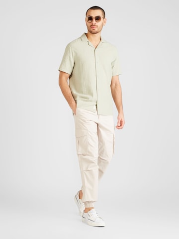 JACK & JONES Tapered Cargo Pants 'Kane Noah' in Beige