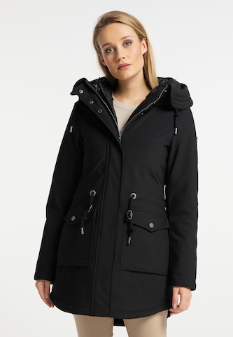 Parka d’hiver DreiMaster Klassik en noir : devant