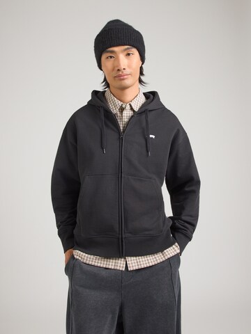 VANS Sweatvest in Zwart: voorkant