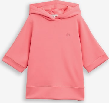 Sweat-shirt TOM TAILOR en rose : devant