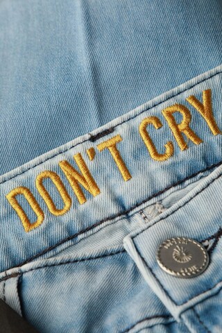Don't Cry Skinny-Jeans 26 in Blau
