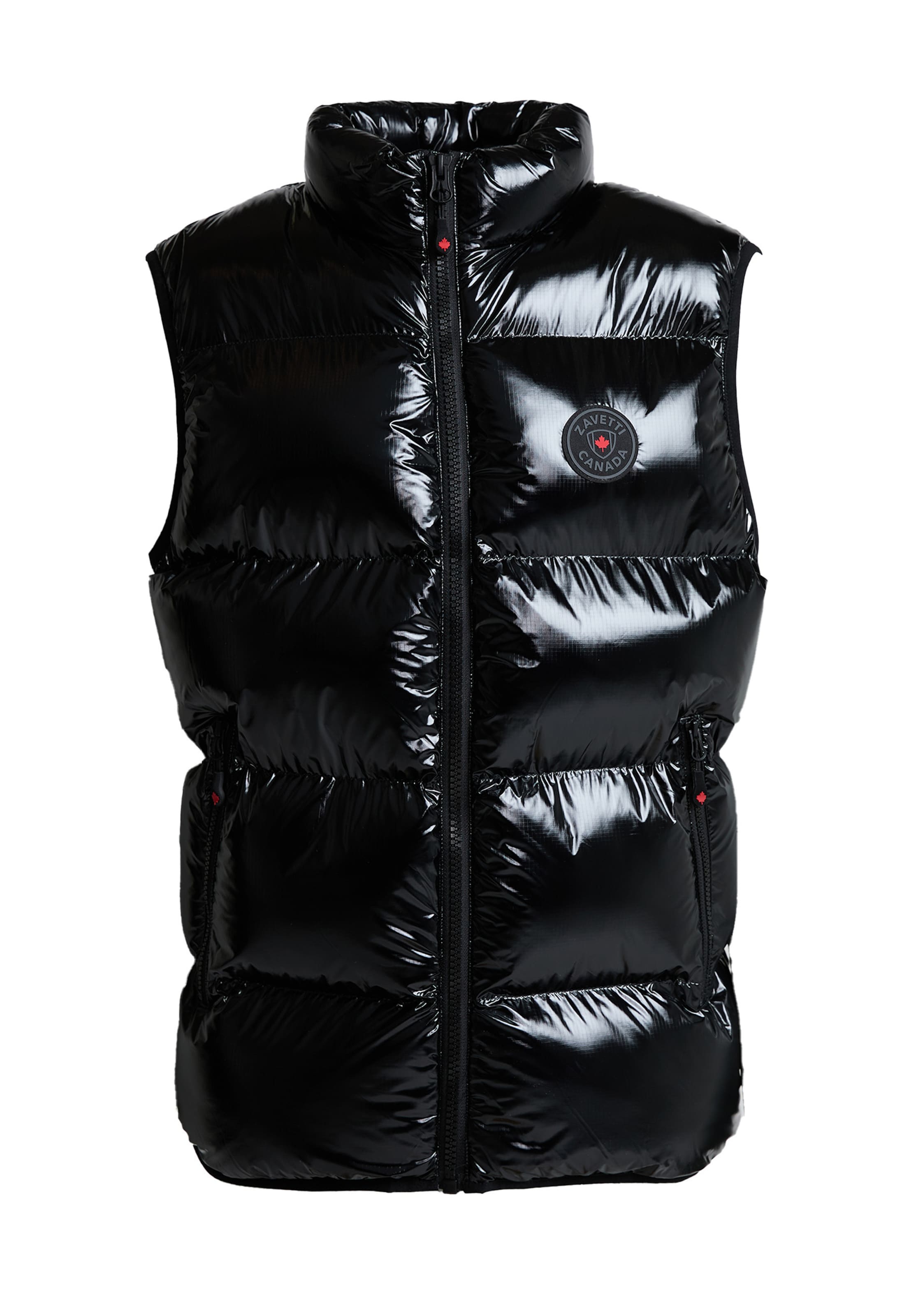 Zavetti Canada Bodywarmer 'Palzino' in Zwart: voorkant