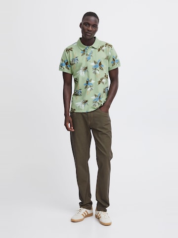 BLEND Shirt 'Polo' in Green