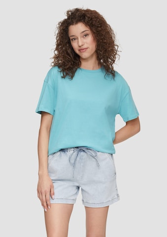QS Shirt in Groen: voorkant