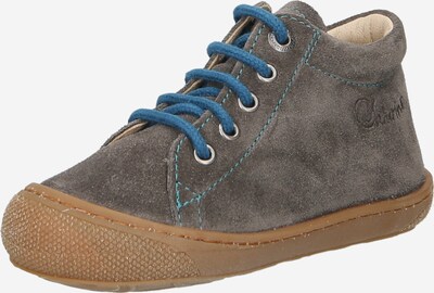NATURINO Zapatos primeros pasos 'MINI' en gris oscuro / petróleo, Vista del producto