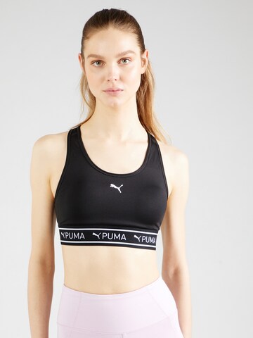 PUMA Bralette Sports Bra '4Keeps' in Black: front