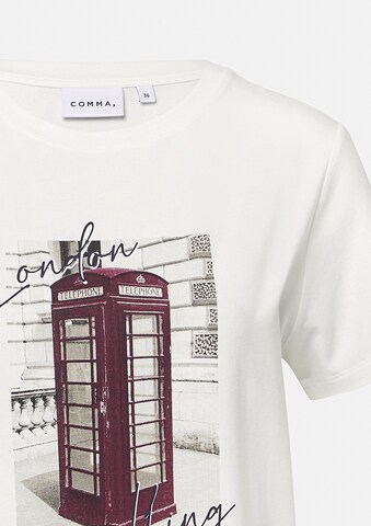 T-shirt COMMA en blanc