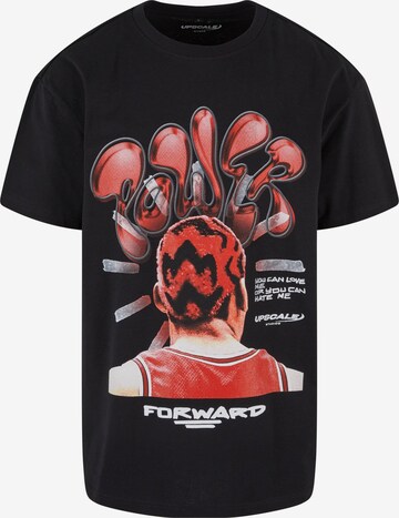 MT Upscale T-Shirt 'Power Foward 2.0' in Schwarz: predná strana