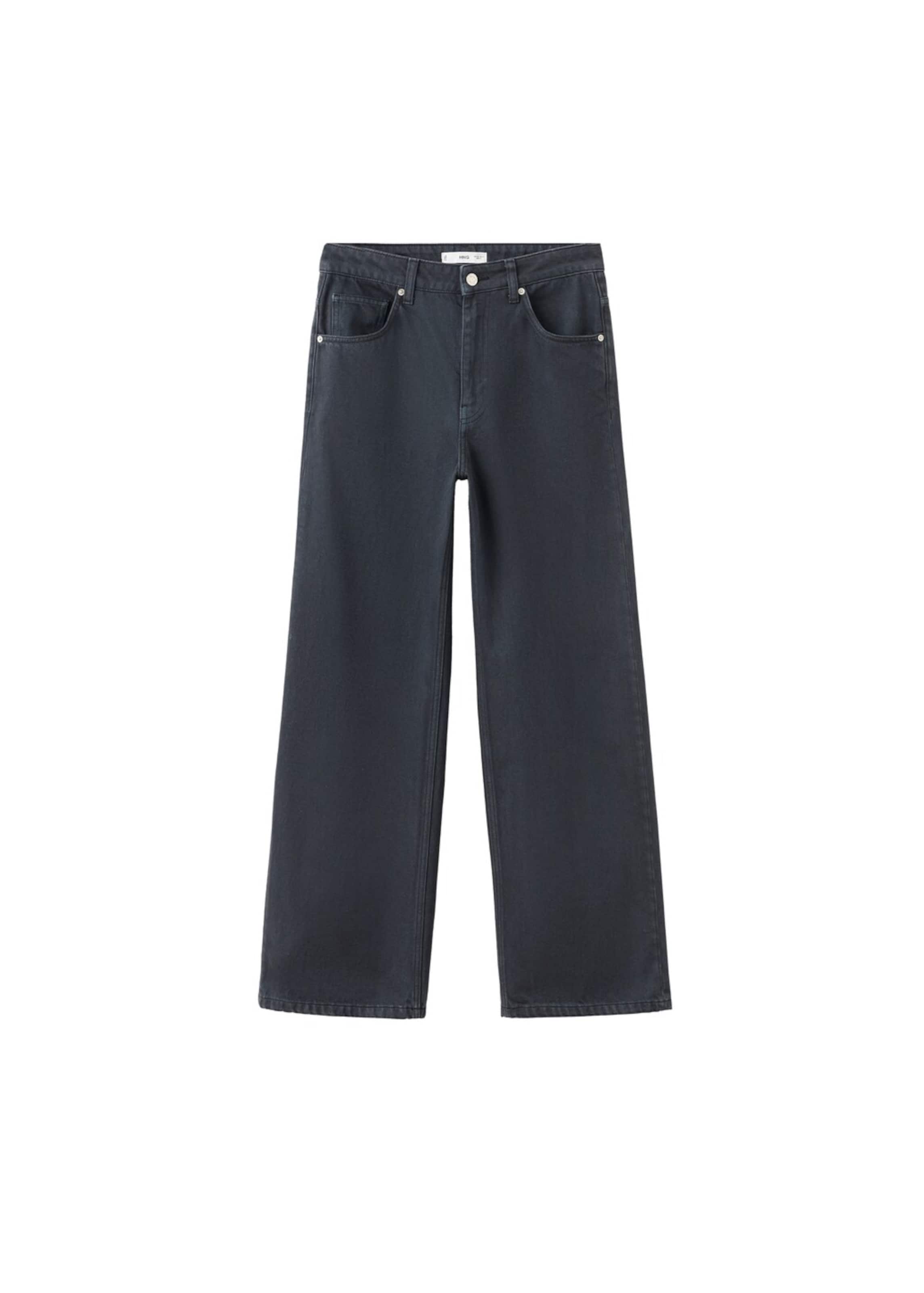 MANGO Regular Jeans in Grau: Vorderseite