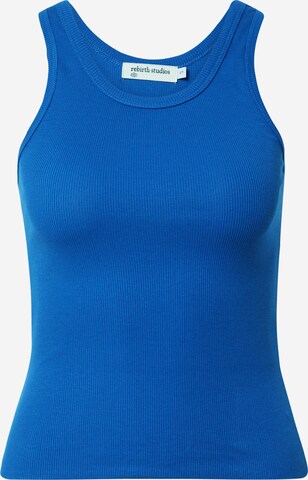 Rebirth Studios Top 'Ivy' in Blue: front