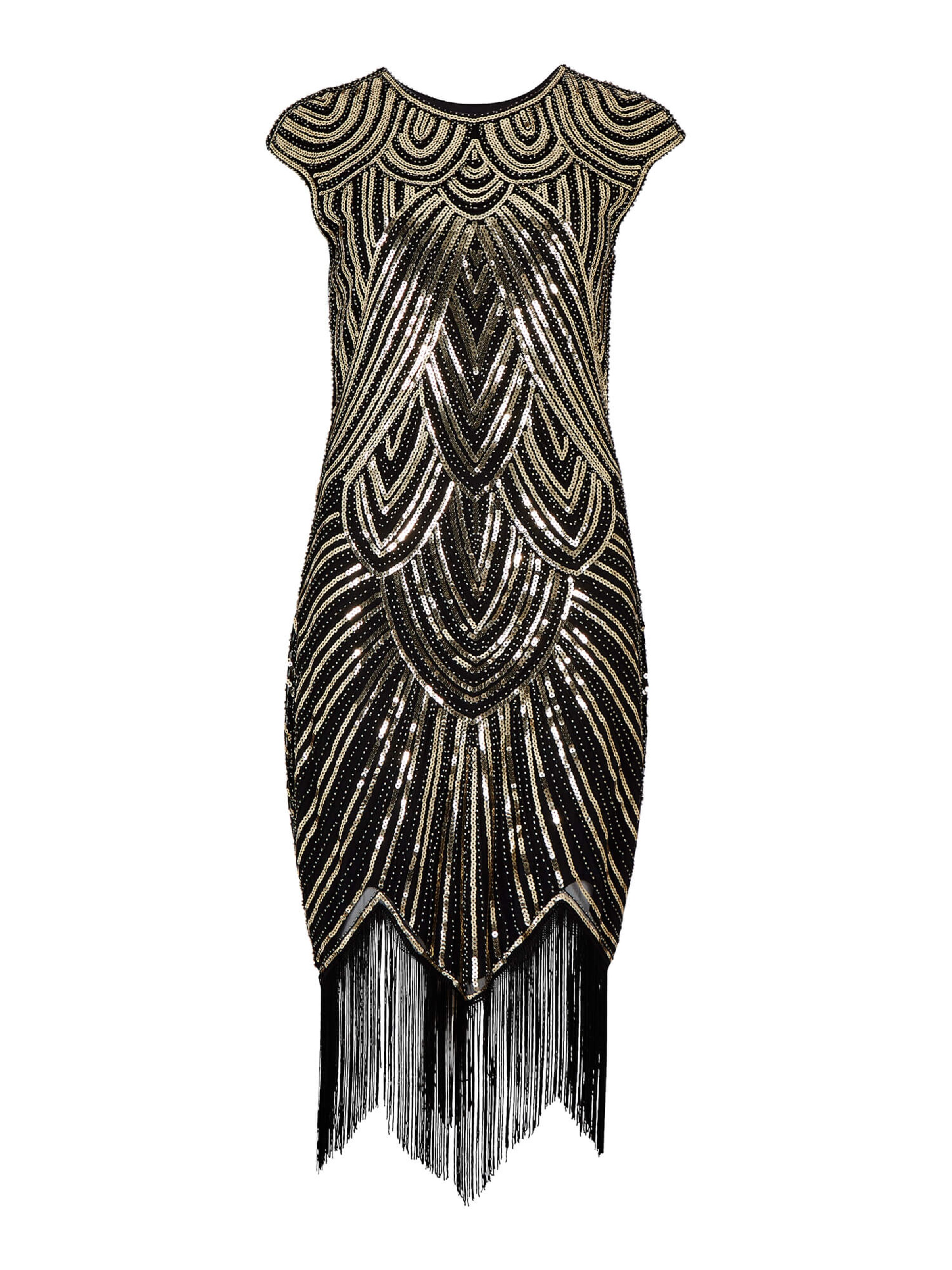 Robe ' ' Apricot en noir : devant