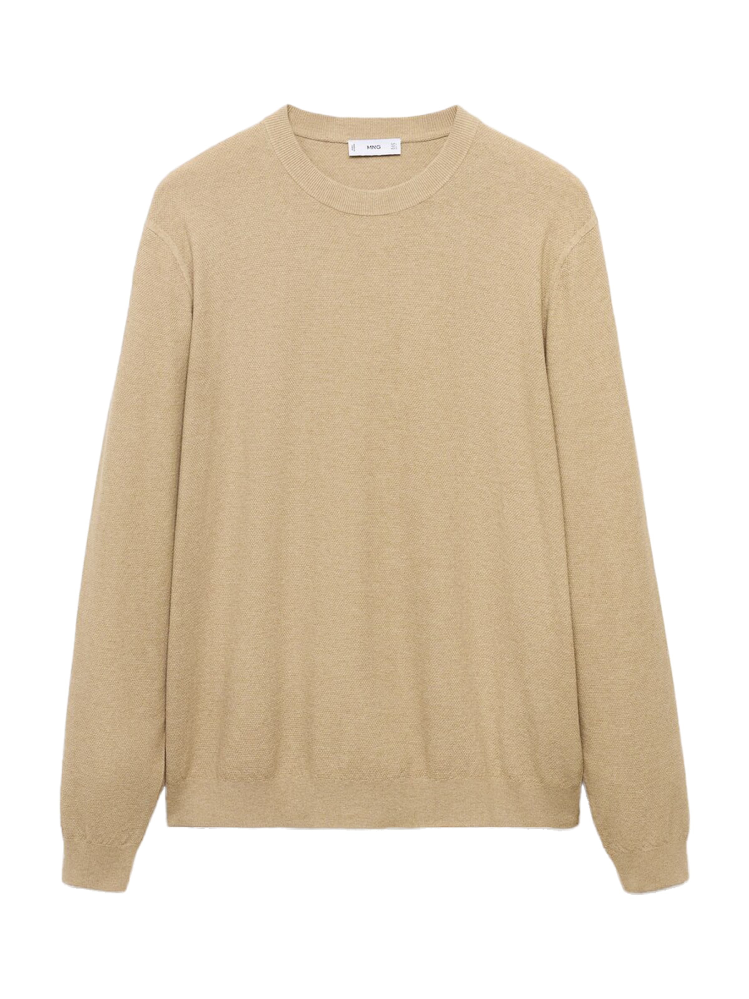 MANGO MAN Trui 'AVENA' in Beige: voorkant