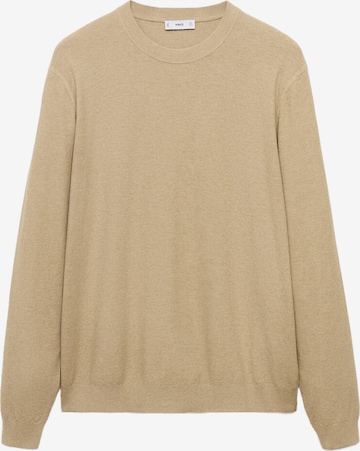 MANGO MAN Sweater 'AVENA' in Beige: front