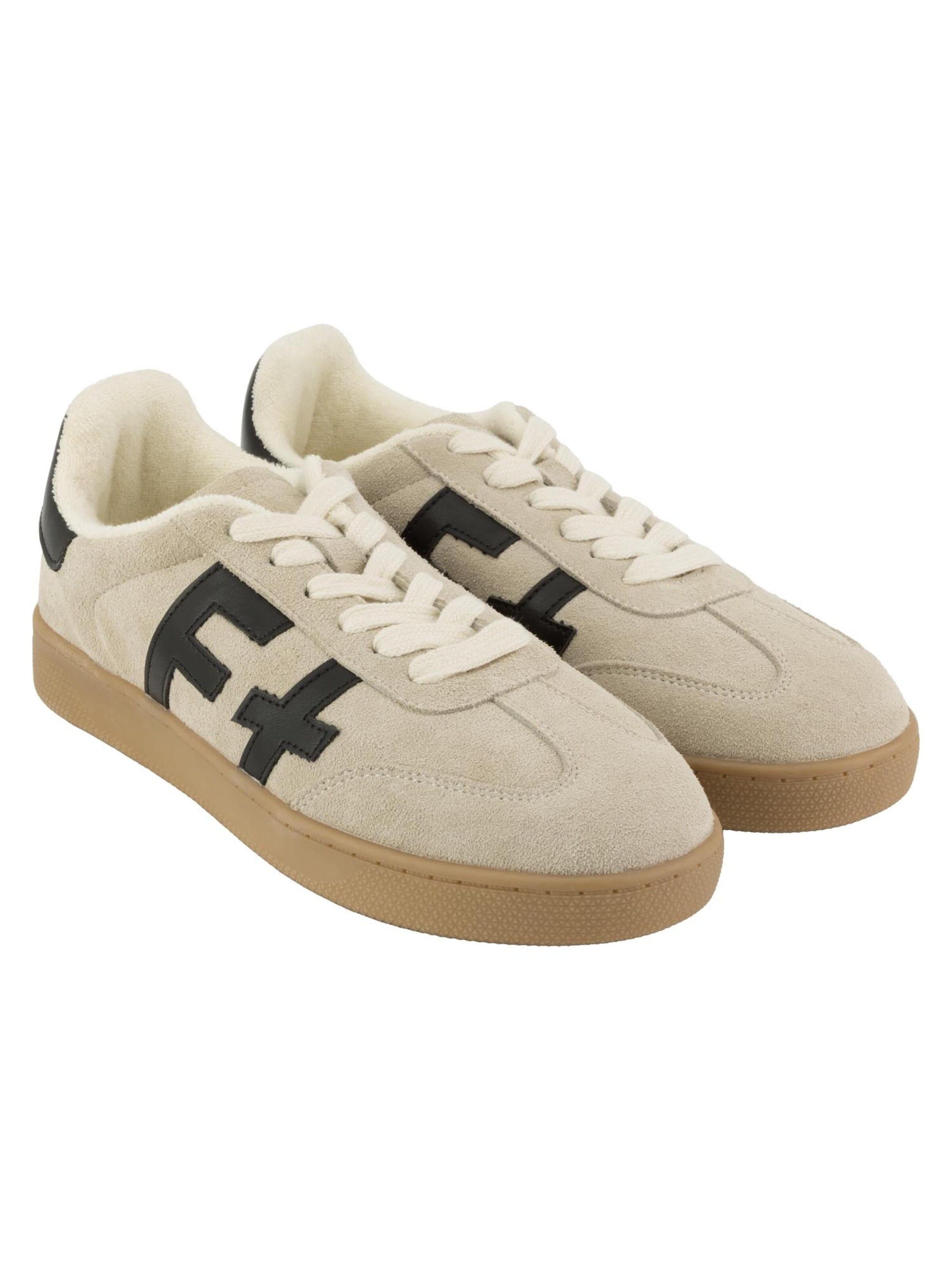 Piece Of Mind Platform trainers 'Basic' in White
