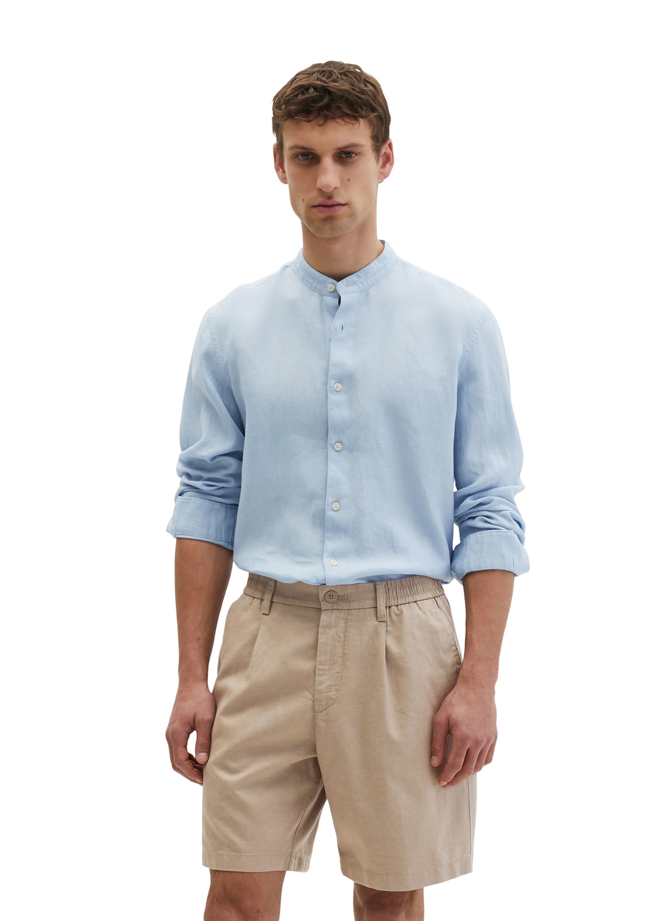 Marc O'Polo Regular fit Button Up Shirt in Blue: front