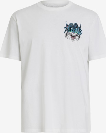 AllSaints - Camiseta 'TOMKAT' en blanco: frente
