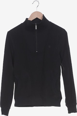 s.Oliver Sweatshirt & Zip-Up Hoodie in L in Black: front