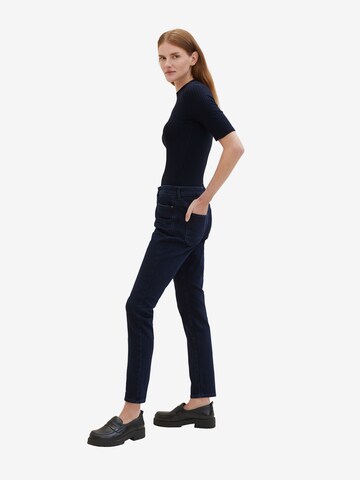 TOM TAILOR Slimfit Jeans in Blau