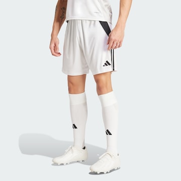 Regular Pantalon de sport 'Tiro 24' ADIDAS PERFORMANCE en blanc : devant