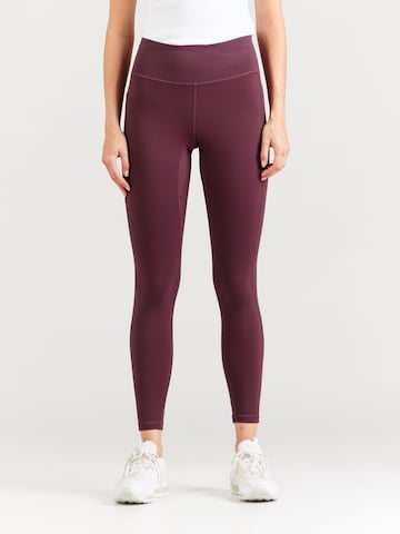 COLUMBIA - Skinny Pantalón de montaña 'Loneridge™' en lila: frente