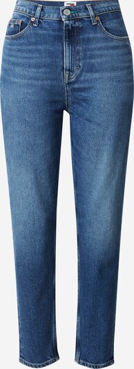 Tommy Jeans Jean 'MOM SLIM' en bleu marine / bleu denim / rouge / blanc, Vue avec produit