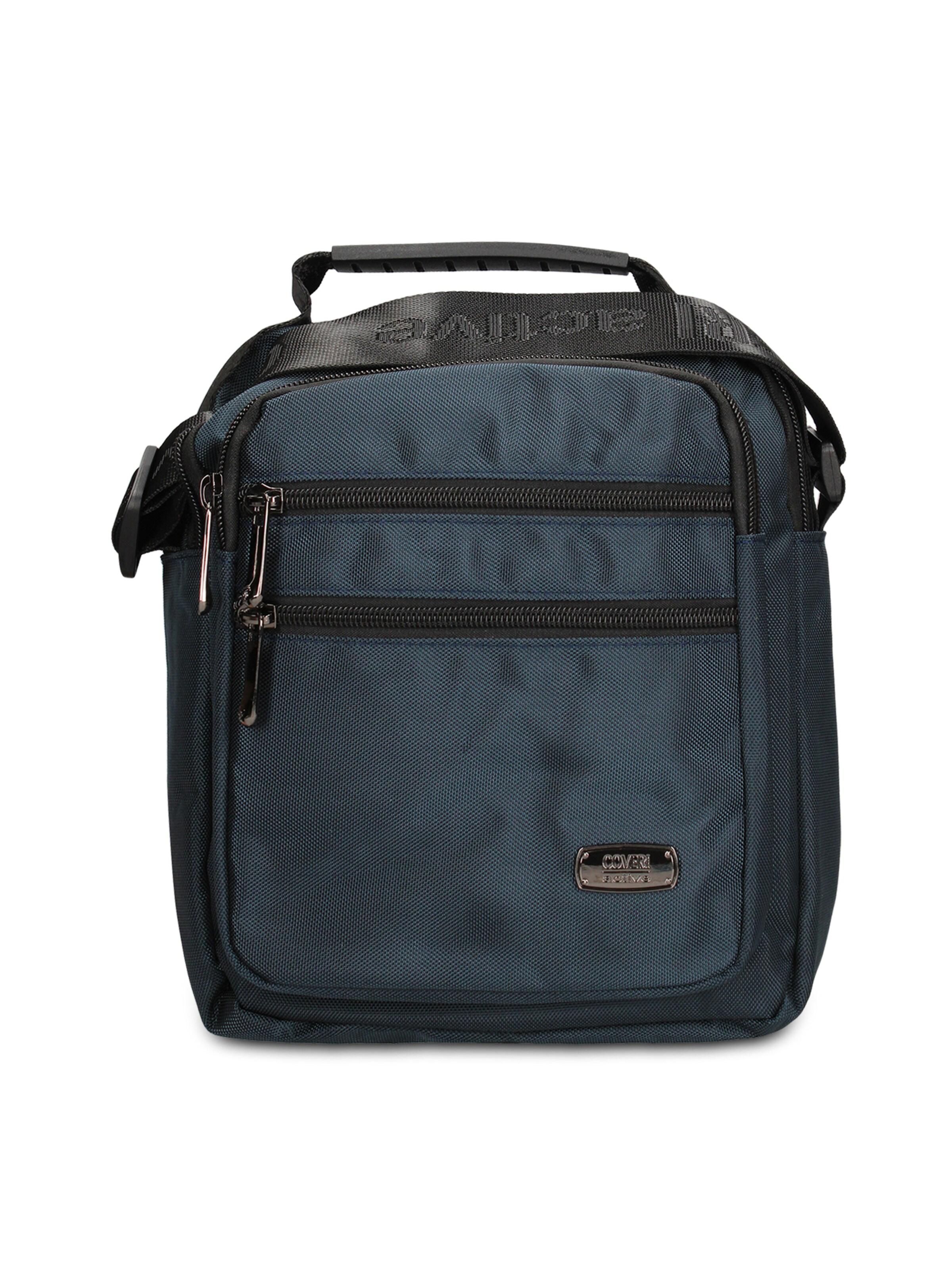 Borsa a tracolla 'Borsa a Tracolla Uomo Coveri Collection Vegan Leather' di Coveri Collection in blu: frontale