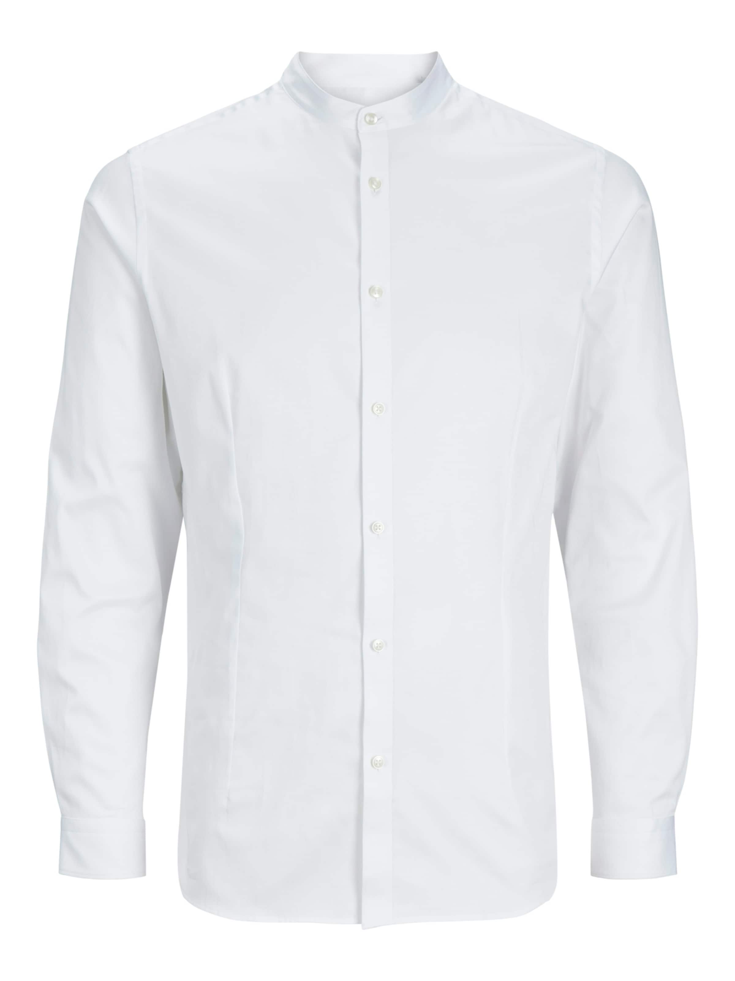 JACK & JONES Overhemd 'Parma' in Wit: voorkant