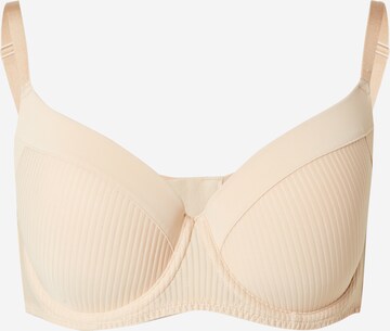 Dorina T-shirt Bra in Beige: front