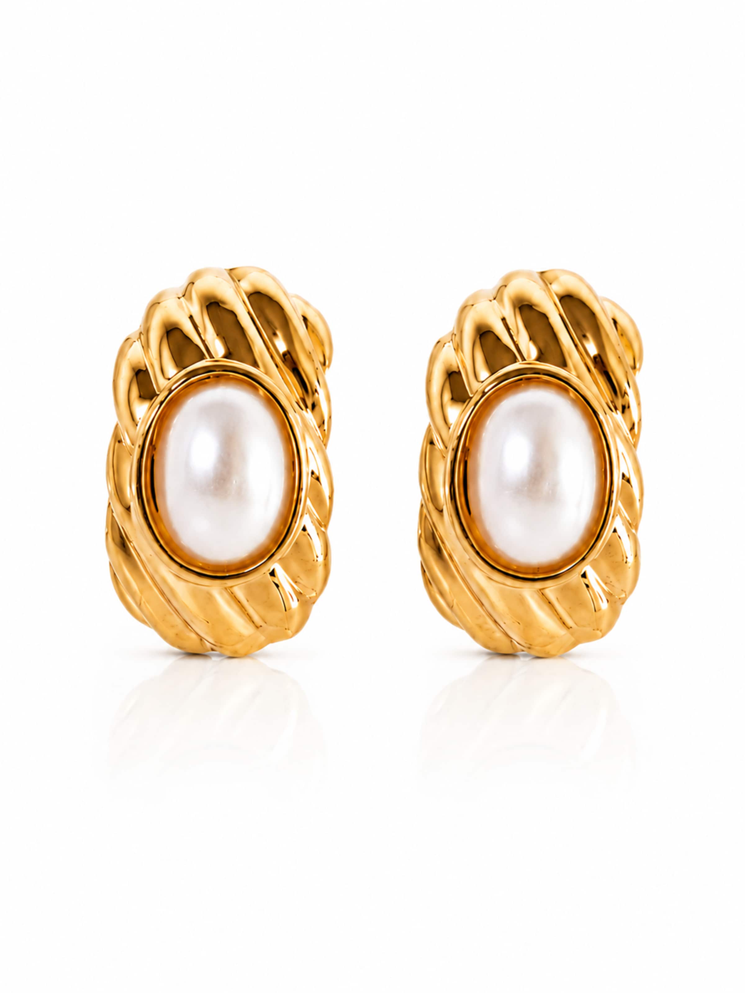 RteRme Ohrringe 'Dawn'‌ in Gold: Vorderseite