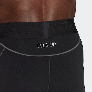 ADIDAS PERFORMANCE Skinny Sporthose 'Techfit Cold.Rdy Long' in Schwarz