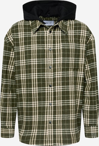 ABOUT YOU Between-Season Jacket 'Nathan' in Green: front